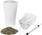 kaufen vergleich Lechuza Delta 15   Wei� Hochglanz   15x26 Cm   Incl. Erd Bew�sserungs System
