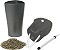kaufen vergleich Lechuza Delta 15   Anthrazit Metallic   15x26 Cm   Incl. Erd Bew�sserungs System