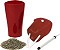 kaufen vergleich Lechuza Delta 15   Scarlet Rot Hochglanz   15x26 Cm   Incl. Erd Bew�sserungs System
