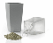kaufen vergleich Lechuza Mini Cubi   Silber Metallic  9x9x18 Cm   Incl. Pflanzeinsatz